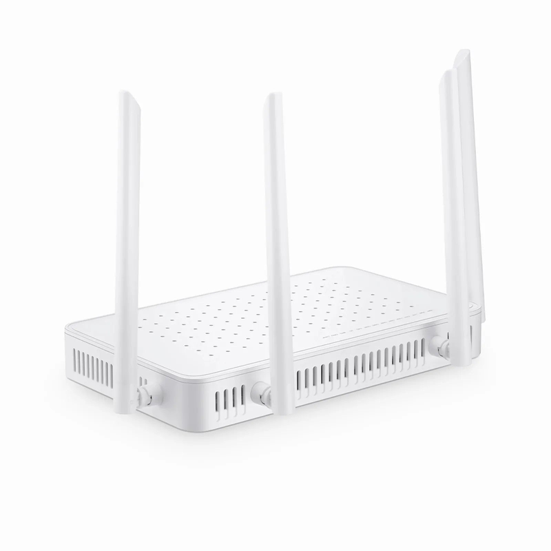 Refurb Squared TA1910-4GVC-W, XPON (GPON + EPON) HGU ONU with 1 x PON, 4 x GE, 2 x POTS, 1 x RF, 1 x USB, and 4 x External Dual Band Antennas (1200M WiFi 4/5)