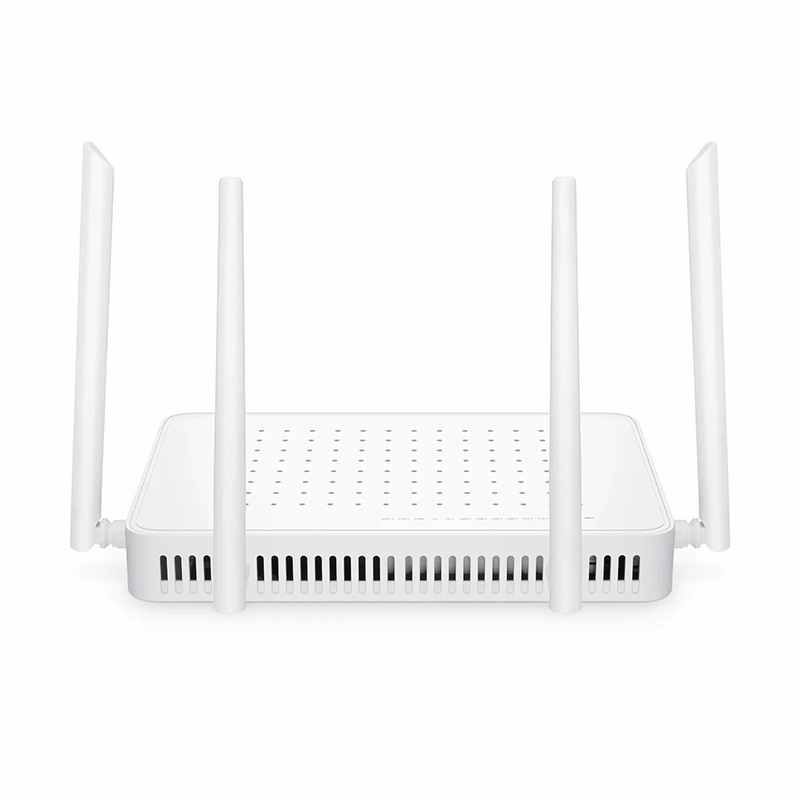 Refurb Squared TA1910-4GVC-W, XPON (GPON + EPON) HGU ONU with 1 x PON, 4 x GE, 2 x POTS, 1 x RF, 1 x USB, and 4 x External Dual Band Antennas (1200M WiFi 4/5)