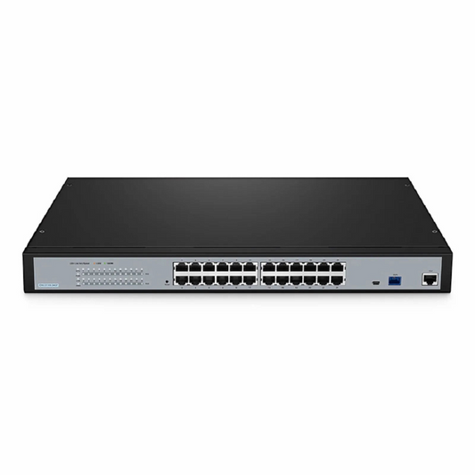 Refurb Squared ONU2110-24GP, XPON (GPON + EPON) MDU ONU with 1 x PON, 24 x GE PoE/PoE+@370W, 220V AC Power Supply