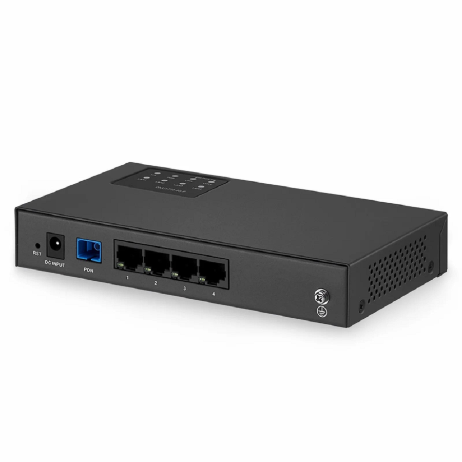 Refurb Squared ONU1710-4G-P, XPON (GPON + EPON) SFU ONU with 1 x PON, 4 x GE PoE@55W