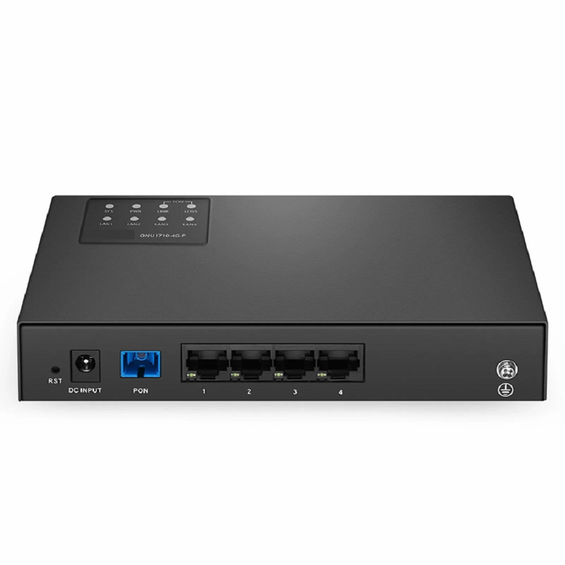 Refurb Squared ONU1710-4G-P, XPON (GPON + EPON) SFU ONU with 1 x PON, 4 x GE PoE@55W