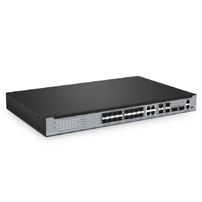 Refurb Squared OLT3611-16GP2Q, Layer 3 Feature 16-Port GPON OLT with 10G SFP  40G QSFP+ Uplink Ports, AC/DC Power Supply