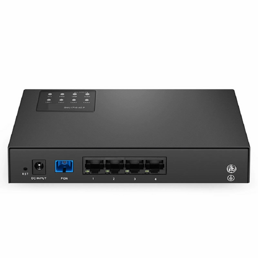 Refurb Squared ONU1710-4G-P, XPON (GPON + EPON) SFU ONU with 1 x PON, 4 x GE PoE@55W