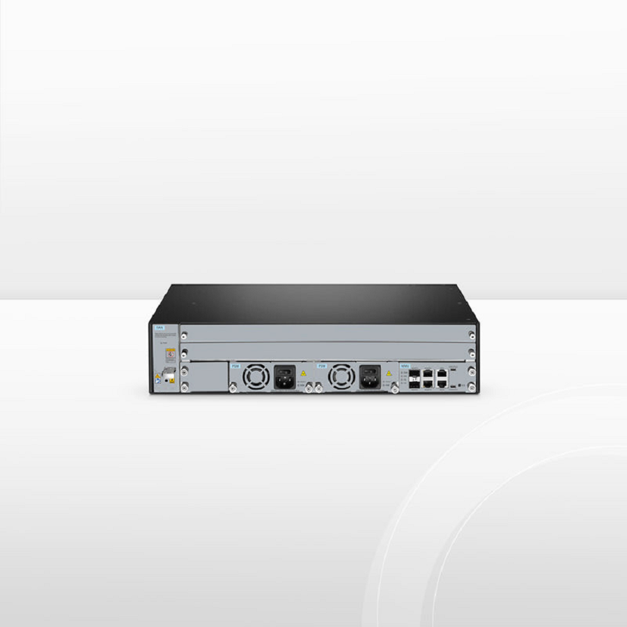 Refurb Squared M6500-CH2U, 2 Slots 2U Managed Chassis Unloaded Platform, Redundant AC PSUs, Support WEB/SNMP Management