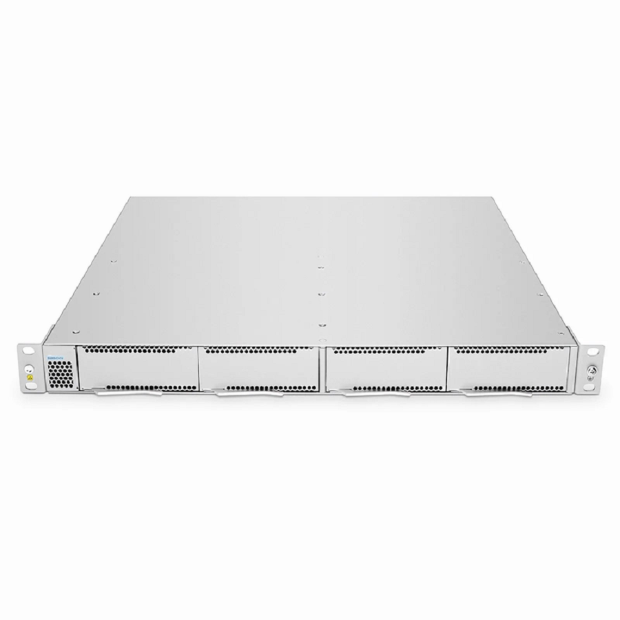 Refurb Squared D6000-CH1U, 4 Slots 1U Unloaded Chassis, Support Single-wavelength 100G/400G, Up to 6.4T Capacity, Redundant AC PSUs, Support AmpCon-T/WebGUI Network Management