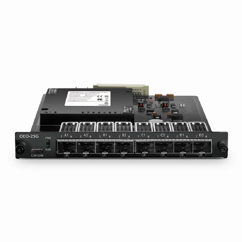 Refurb Squared FMT4DL-OEO25GSFP28, 4 Channels WDM Transponder (Converter) for FMT Managed Chassis, 8 SFP28/SFP+ Slots