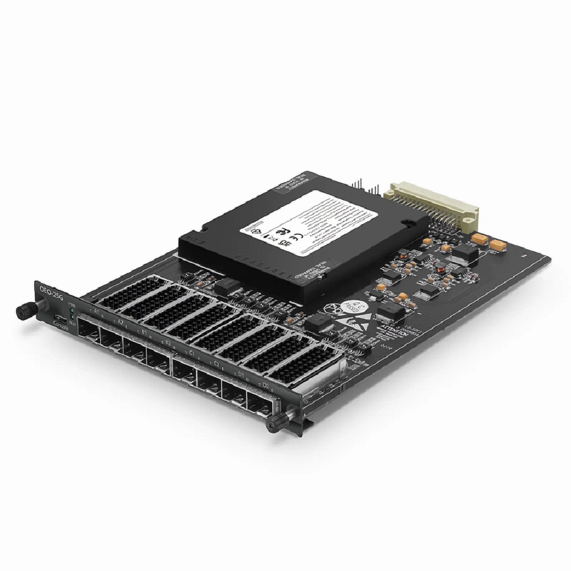Refurb Squared FMT4DL-OEO25GSFP28, 4 Channels WDM Transponder (Converter) for FMT Managed Chassis, 8 SFP28/SFP+ Slots