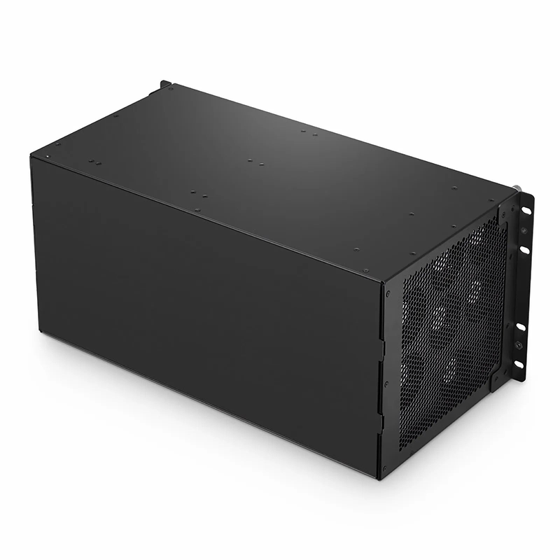 Refurb Squared M6500-CH5U, 10 Slots 5U Managed Chassis Unloaded Platform, Redundant DC PSUs, Support WEB/SNMP Management