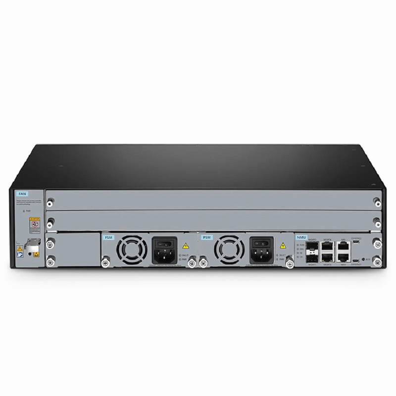 Refurb Squared M6500-CH2U, 2 Slots 2U Managed Chassis Unloaded Platform, Redundant AC PSUs, Support WEB/SNMP Management