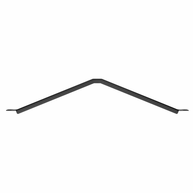 Refurb Squared Angled Filler Panel, 1U, Black (10 PCS/Pack)