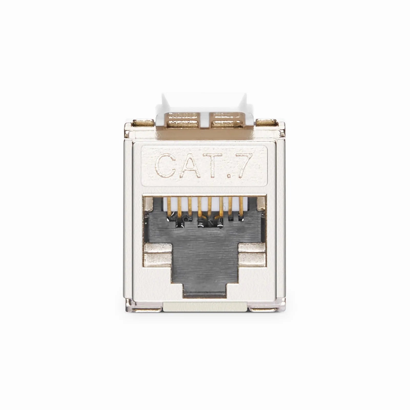Refurb Squared Cat7 RJ45 (8P8C) Shielded Toolless Keystone Jack Module