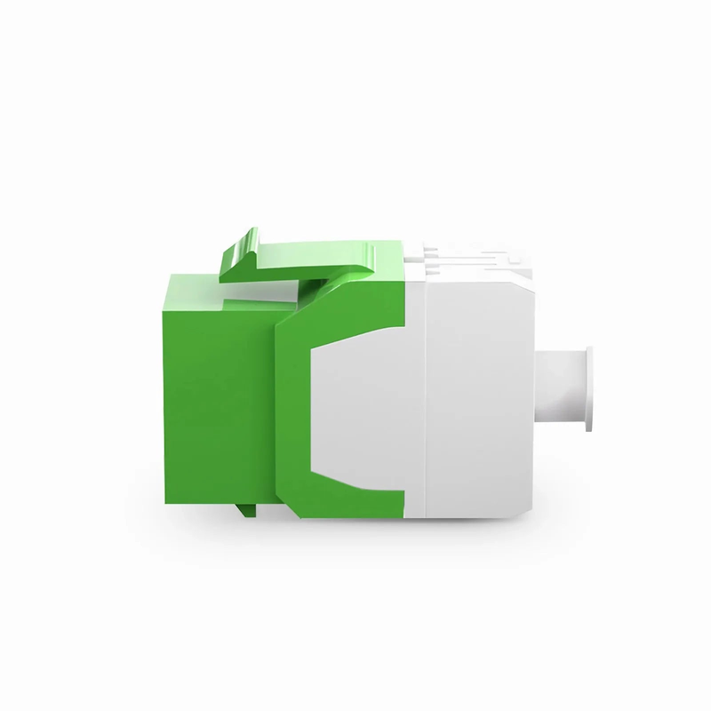 Refurb Squared Cat6 RJ45 (8P8C) Unshielded Punch Down Keystone Jack Module, Green (10 pcs/Pack)