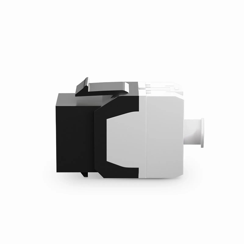 Refurb Squared Cat6 RJ45 (8P8C) Unshielded Punch Down Keystone Jack Module, Black (10 pcs/Pack)