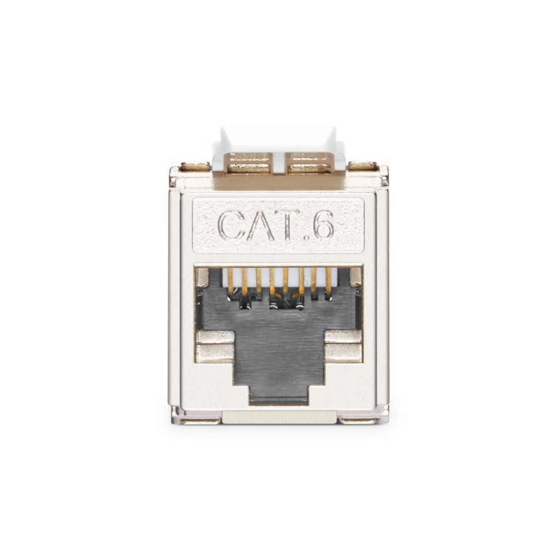 Refurb Squared Mini Cat6 RJ45 (8P8C) Shielded Toolless Keystone Jack (12pcs/Pack)