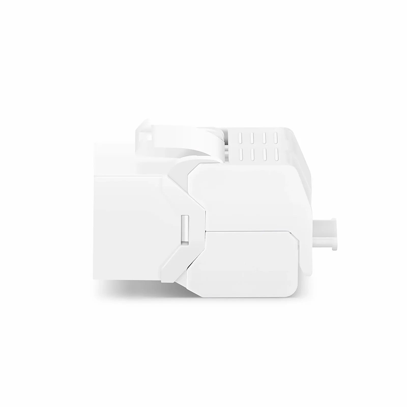 Refurb Squared Cat6 RJ45 (8P8C) Unshielded Toolless Keystone Jack Module, White (10 pcs/Pack)