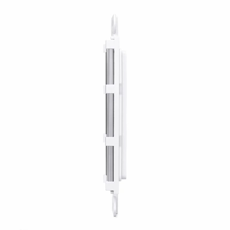 Refurb Squared Faceplate Frame Keystone Insert, Brush, White, 4.09'' x 1.79''