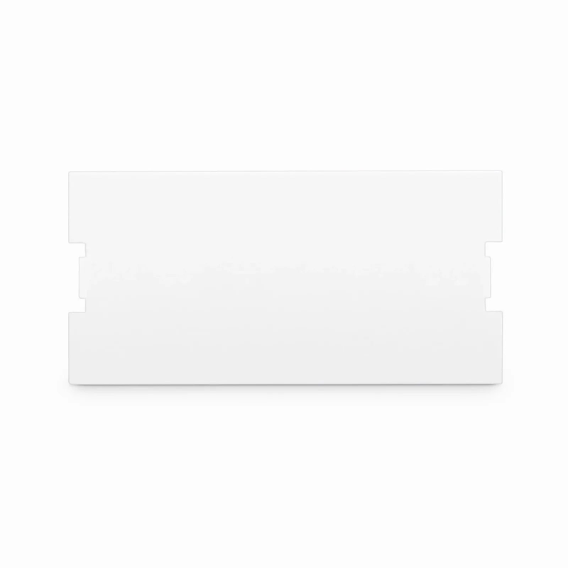 Refurb Squared Blank MOS Module, 1 Units High, White