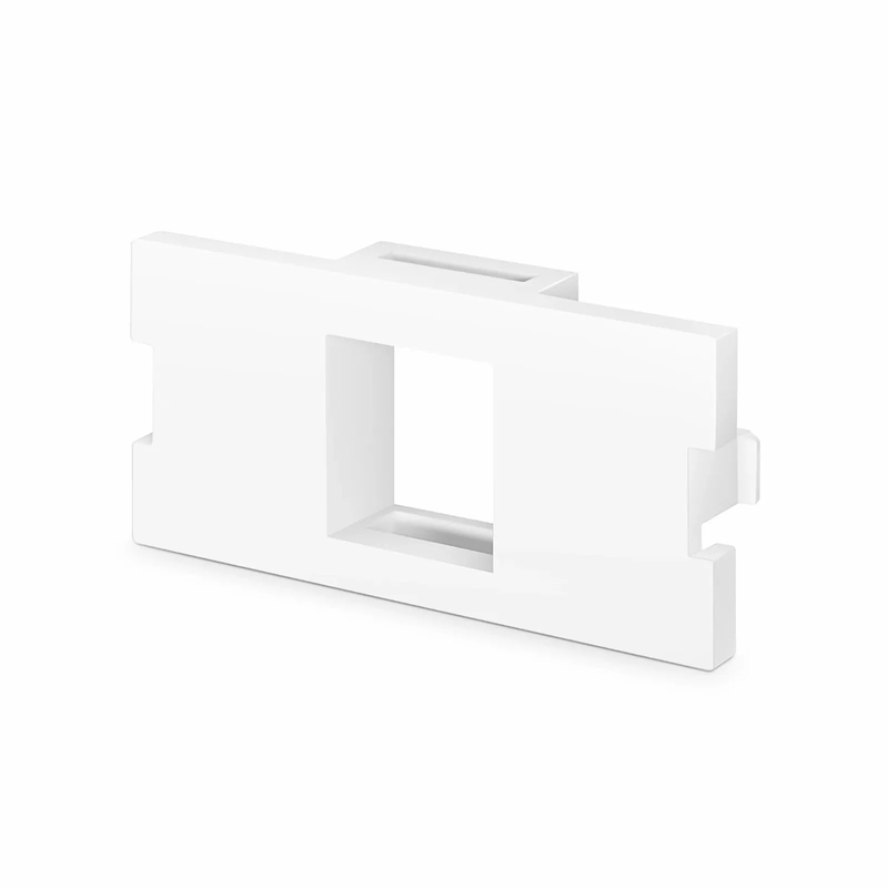 Refurb Squared 1-Port MOS Adapter, 1 Unit High, White