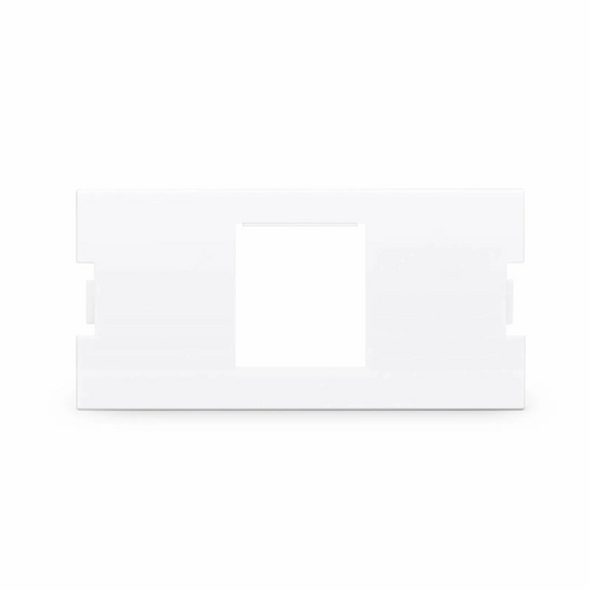 Refurb Squared 1-Port MOS Adapter, 1 Unit High, White