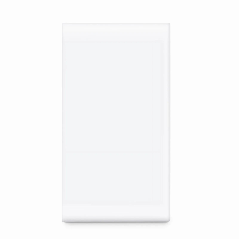 Refurb Squared German-Style Single Gang Back Box, White, 3.35'' x 3.35''