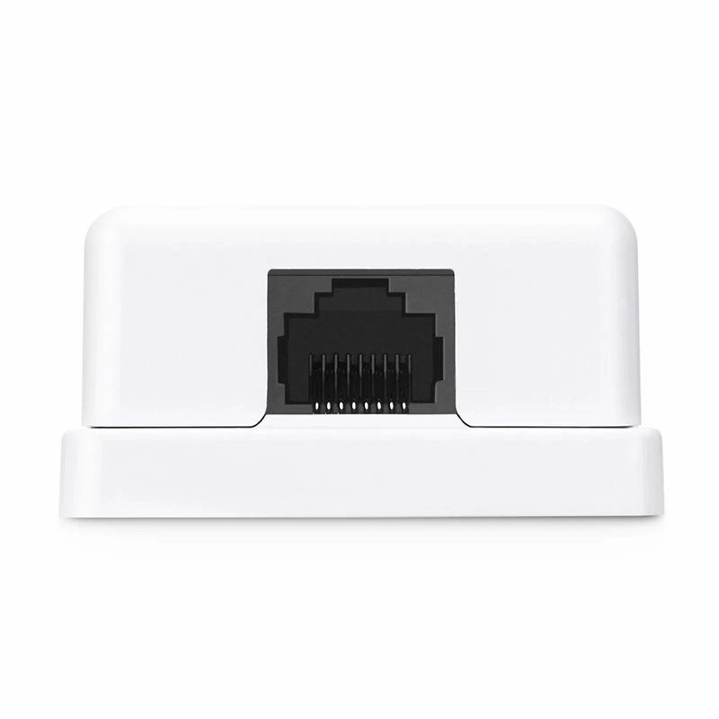 Refurb Squared Cat6 RJ45 Unshielded Surface Mount Box, 1 Port, White
