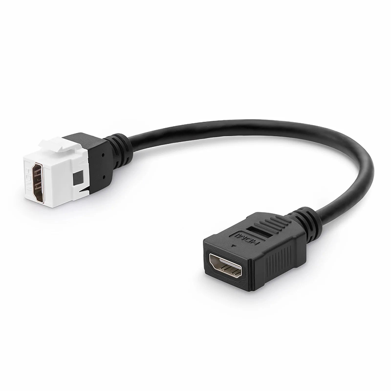 Refurb Squared HDMI SyncEase Extension Adapter Cable, White