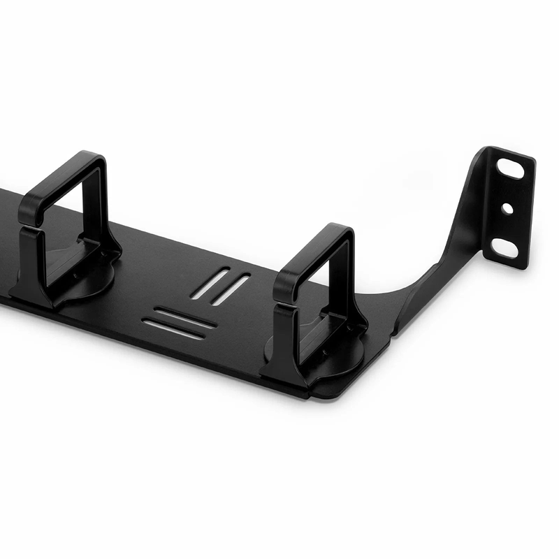 Refurb Squared Horizontal Single Sided Cable Manager for 19 in. Rack or Cabinet, 0RU, 5 Snap-in D-Rings, 4.29 in. Depth