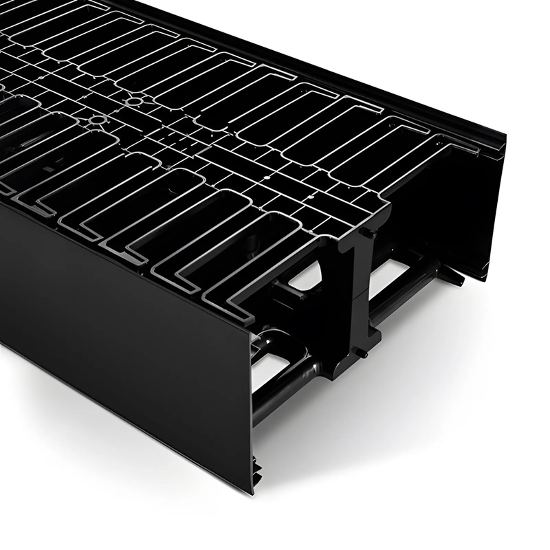 Refurb Squared Vertical Dual Sided Cable Manager, 45RU, Bend Radius Finger, 4.9 in. Wide