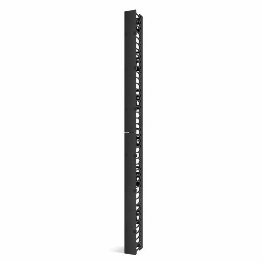 Refurb Squared Vertical Single Sided Cable Manager, 42RU, Bend Radius Finger, 3.5 in. Wide