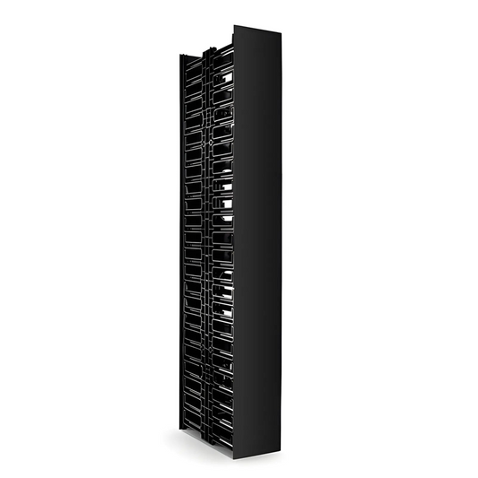 Refurb Squared Vertical Dual Sided Cable Manager, 45RU, Bend Radius Finger, 4.9 in. Wide