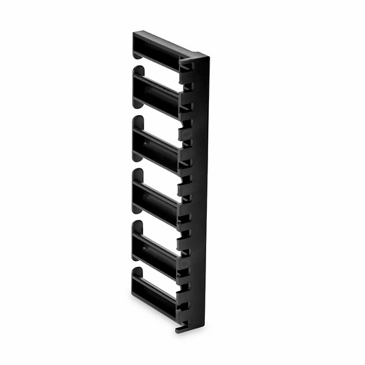 Refurb Squared Vertical Single Sided Cable Manager, 5RU, Bend Radius Finger, 1.02 in. Wide