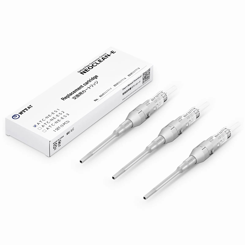 Refurb Squared NEOCLEAN-E Pen Replacement Cartridge for 1.25mm LC/MU One-Push Cleaner (3 pcs/set)