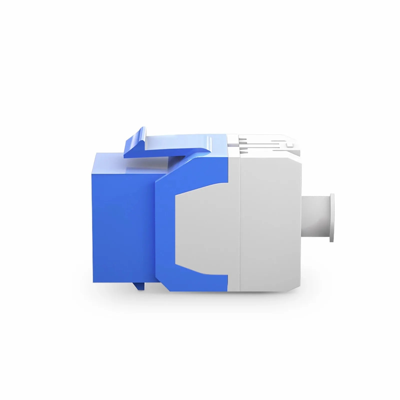 Refurb Squared Cat6 RJ45 (8P8C) Unshielded Punch Down Keystone Jack Module, Blue (10 pcs/Pack)