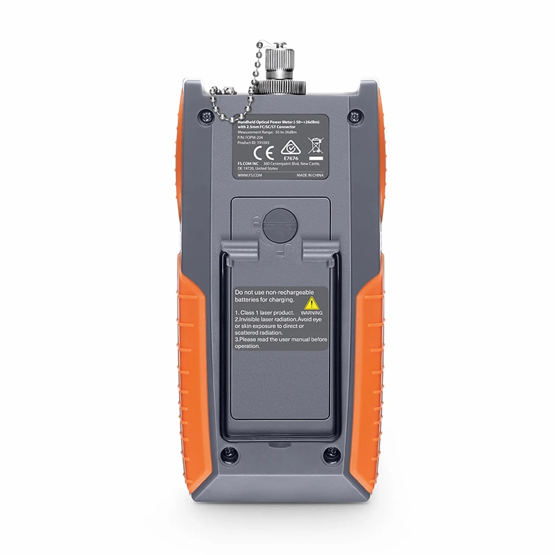 Refurb Squared FOPM-204 Handheld Optical Power Meter (-50~+26dBm) with 2.5mm FC/SC/ST Connector