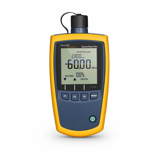 Refurb Squared Fluke Networks SFPOWERMETER SimpliFiberA® Pro Handheld Optical Power Meter with 2.5mm SC/FC/ST Connector
