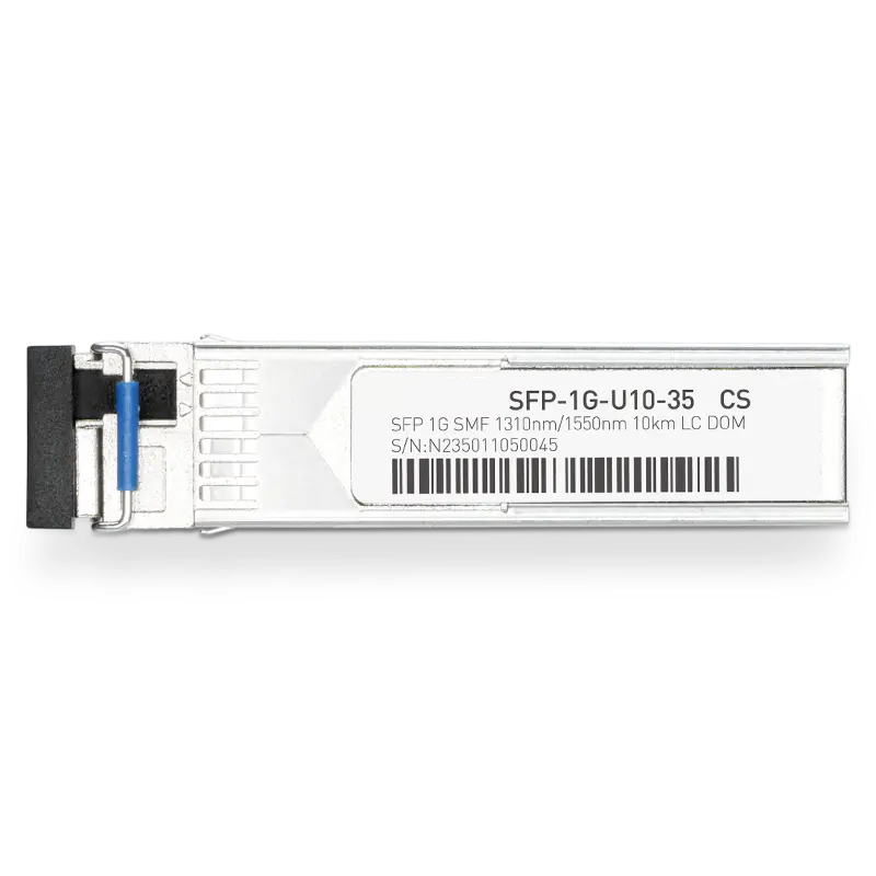 Dell SFP-GE-BX10-1310 Compatible 1000BASE-U10-35 SFP TX-1310nm/RX-1550nm 10km DOM Simplex LC Transceiver Module for SMF SFPS
