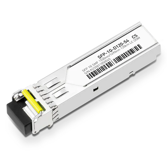 Cisco GLC-BX120-D Compatible 1000BASE-D120-54 SFP TX-1550nm/RX-1490nm 120km DOM Simplex LC Transceiver Module for SMF SFPS