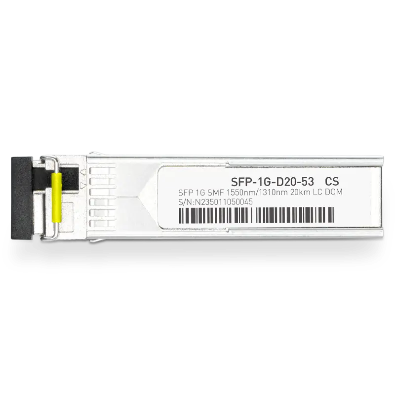 Alcatel-Lucent SFP-DUAL-BX-D Compatible 1000BASE-D10-53 SFP TX-1550nm/RX-1310nm 10km DOM Simplex LC Transceiver Module for SMF SFPS