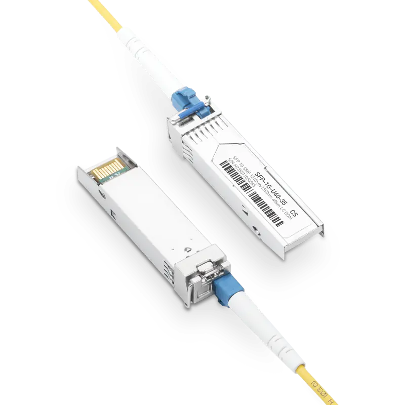 Generic Compatible 1GBASE-U40-35 SFP TX-1310nm/RX-1550nm 40km DOM Simplex LC Transceiver Module for SMF SFPS