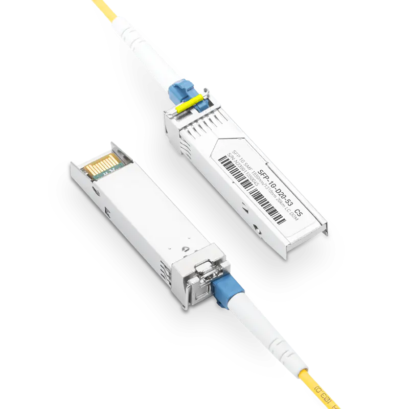 Cisco GLC-BX40-D Compatible 1000BASE-D40-53 SFP TX-1550nm/RX-1310nm 40km DOM Simplex LC Transceiver Module for SMF SFPS