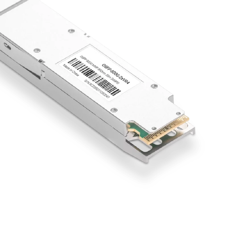 Cisco OSFP-800G-VR8 Compatible Broadcom DSP & Broadcom VCSEL 800G OSFP 2xVR4/VR8 850nm 30m/50m PAM4 DOM MPO/MTP MMF Transceiver Module for N9364E-SG2-O Switch SFPS