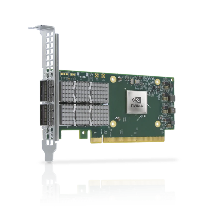 NVIDIA/Mellanox MCX623106AN-CDAT ConnectXÃ‚Â®-6 Dx EN Adapter Card, 100GbE, Dual-Port QSFP56 PCIe 4.0 x16, No Crypto Tall Bracket SFPS