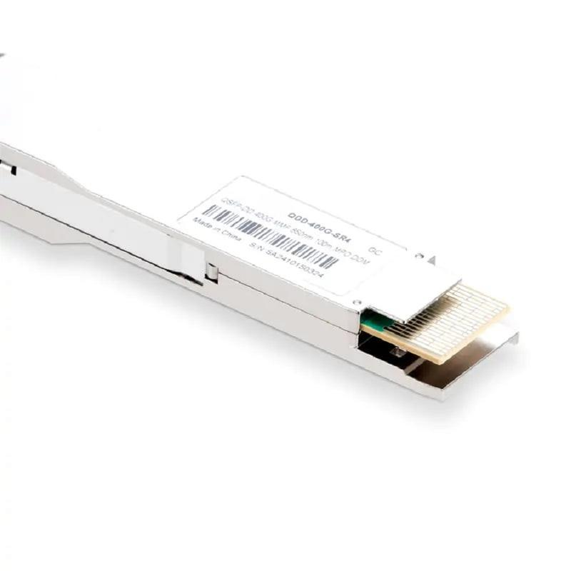 Juniper Compatible Coherent VCSEL & Broadcom DSP 400GBASE-SR4 QSFP-DD PAM4 850nm 100m MTP/MPO-12 MMF Optical Transceiver Module SFPS