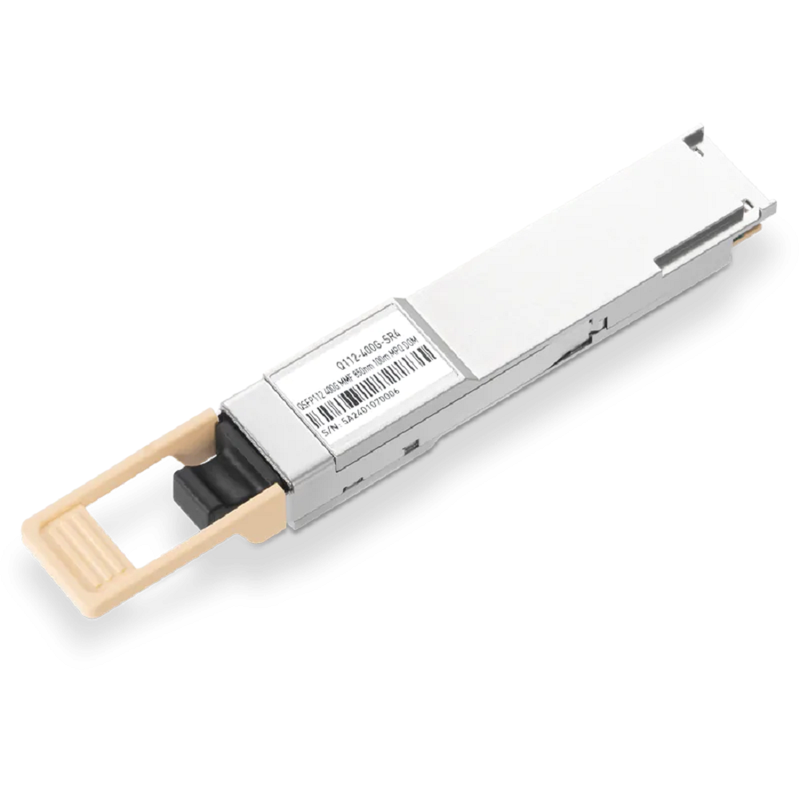 Arista Compatible Coherent VCSEL & Broadcom DSP 400GBASE-SR4 QSFP112 PAM4 850nm 100m MTP/MPO-12 APC MMF Optical Transceiver Module SFPS