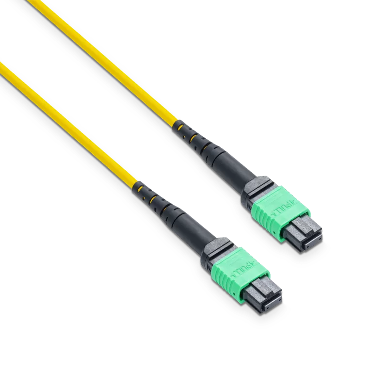 20m (66ft) MPO-24 APC (Female) to MPO-24 APC (Female) 24 Fibers Single-mode (OS2) Jumper, Type A, LSZH, 3.0mm, Max IL ÃƒÂ¢Ã¢â‚¬Â°Ã‚Â¤ 0.35dB, Yellow SFPS