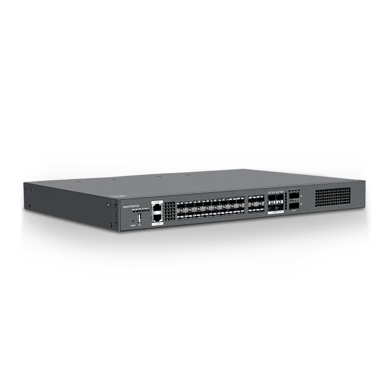 24-Port Ethernet L3 Switch, 20Ãƒâ€”10Gb SFP+, with 4Ãƒâ€”25Gb SFP28 and 2Ãƒâ€”40Gb QSFP+, Broadcom Chip, for DCN/Enterprise Network SFPS