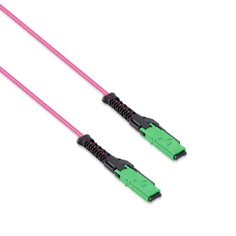 1m (3ft) MMC Jumper, MMC-16 APC (Male) to MMC-16 APC (Male), 16 Fibers, Multimode (OM4), Trunk Polarity, OFNP, 2.5mm, Max IL ÃƒÂ¢Ã¢â‚¬Â°Ã‚Â¤ 0.35dB, Magenta SFPS