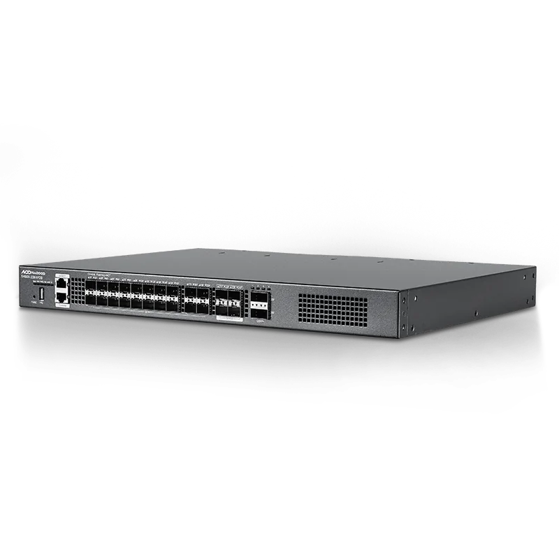 24-Port Ethernet L3 Switch, 20Ãƒâ€”10Gb SFP+, with 4Ãƒâ€”25Gb SFP28 and 2Ãƒâ€”40Gb QSFP+, Broadcom Chip, for DCN/Enterprise Network SFPS