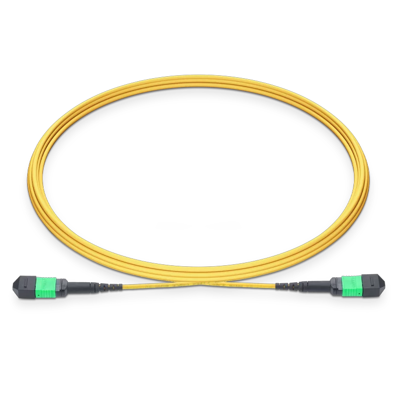 4m (13ft) MTPÃƒâ€šÃ‚Â®-12 APC (Female) to MTPÃƒâ€šÃ‚Â®-12 APC (Female) 12 Fibers Single-mode (OS2) Jumper, Type A, LSZH, 3.0mm, Max IL ÃƒÂ¢Ã¢â‚¬Â°Ã‚Â¤ 0.35dB, Yellow SFPS