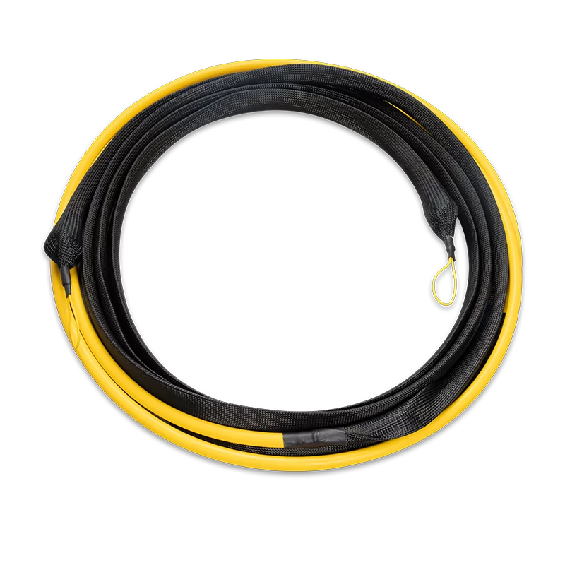 25m (82ft) Pre-terminated MPO Trunk Cable, 192 Fibers, 16 x MPO-12 APC (Male) to 16 x MPO-12 APC (Male) Single Mode (OS2) Type B, LSZH, 0.35dB Max, Breakout 80cm, Double Jacket, Yellow SFPS